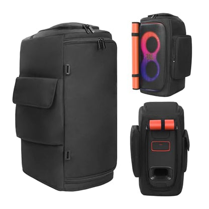 Speaker Cover Case Compatible with JBL PartyBox 120/PartyBox 110 | Protective Dustproof Carrying Cover, Side Pockets for Microphone, for Outdoor Travel, Parties, Home Use, with Open Bottom - size: For JBL partybox 120/110