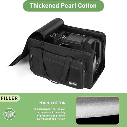 Speaker Carrying Bag with Thickened Sponge for Compact 12" Speaker Cabinets; Heavy-Duty Fits QSC K12, Yamaha DXR12 and more (IT-TOTE12), Black - size: For 12" Speakers