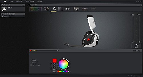 CORSAIR Void PRO RGB Wireless Gaming Headset - Dolby 7.1 Surround Sound Headphones for PC - Discord Certified - 50mm Drivers - Carbon