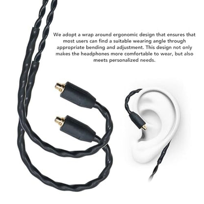 Zopsc MMCX to USB C Headphone Cable with Microphone