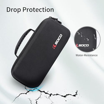 RLSOCO Carrying Case for FIFINE AM8 USB/XLR & RODE PodMic Cardioid Dynamic Broadcast Microphone (Case Only)