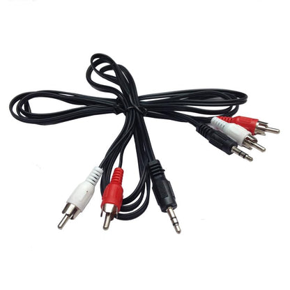 2 Pack 3.5mm to RCA Cable RCA to 3.5mm AUX Cable 5Ft 1/8'' Male TRS Stereo Jack to 2RCA Connector Plugs Adapter Audio Cables for Amplifier Speaker Sound System Home Theater Soundbar Mixer TV