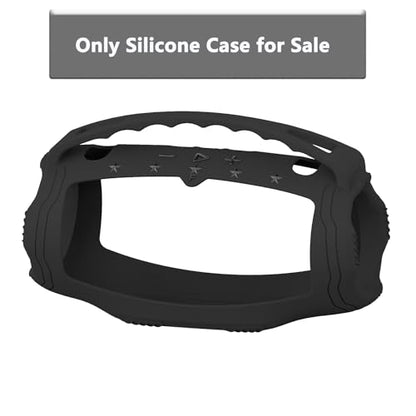 Silicone Cover Case for JBL Xtreme 4 Portable Bluetooth Speaker | Soft Skin Sleeve for JBL Xtreme 4 Protective Carrying Case with Handle, Shockproof and Anti-Scratch Cover (Black) - color: Back