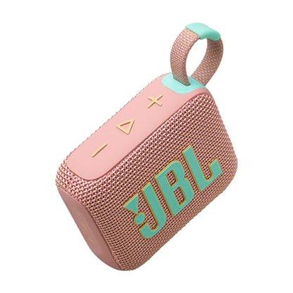 JBL Go 4 - Ultra-Portable Bluetooth Speaker - Pink | Ultra-portable JBL Pro Sound with punchier bass, Up to 7 hours of playtime plus 2 hours with Playtime Boost - color: Pink