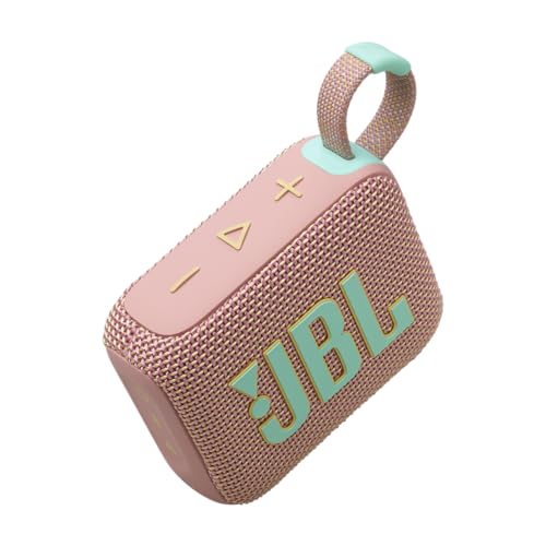 JBL Go 4 - Ultra-Portable Bluetooth Speaker - Pink | Ultra-portable JBL Pro Sound with punchier bass, Up to 7 hours of playtime plus 2 hours with Playtime Boost - color: Pink