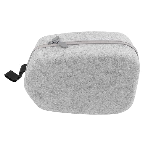 VR Glasses Storage Bag, EVA Anti Scratch Portable VR Gaming Glasses Carrying Case VR Accessories Hard Carrying Case Travel Storage Bag Replacement Fit for Quest 2, Grey