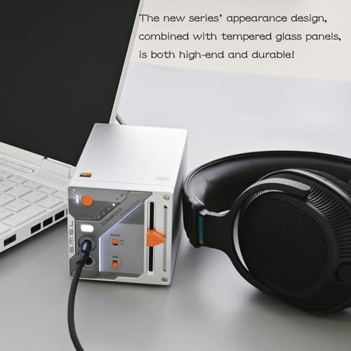 SMSL DS200 Headphone Amp DAC Bluetooth 5.1 Dual CS43131 Chip DAC Amp 3.5mm/4.4mm Balanced HP MQA/MQA-CD Full Decoder XMOS XU-316 32bit/768kHz DSD256 USB/BT/Optical/Coaxial Input for PC Home Audio DAC | Bluetooth 5.1 MQA MQA-CD 3.5mm&4.4mm Balanced HP 32bi