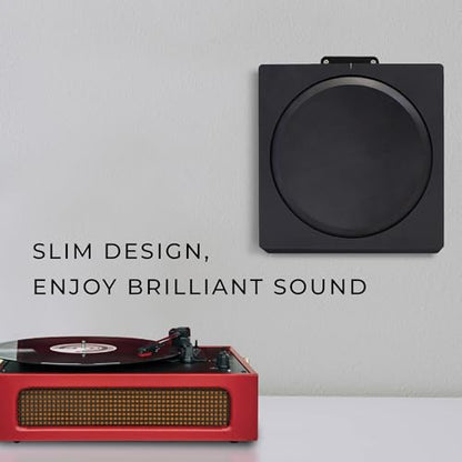 HumanCentric Wall Mount Compatible with Sonos Amp Speaker, Mounting Bracket | Wireless Amplifier Mount, Any Direction, Wall Under TV, Floating Style, Hidden Design, Hardware Included