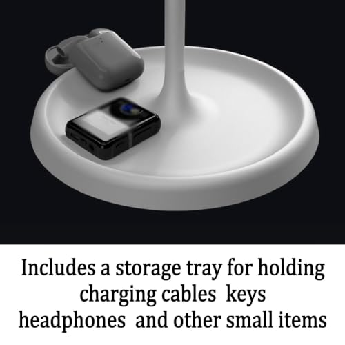 Headphone Stand/Desktop Headset Holder–Crafted from Solid Wood and Aluminum Alloy,supports up to 10kg,suitable for Various Desktop Setups(Black) - color: Black