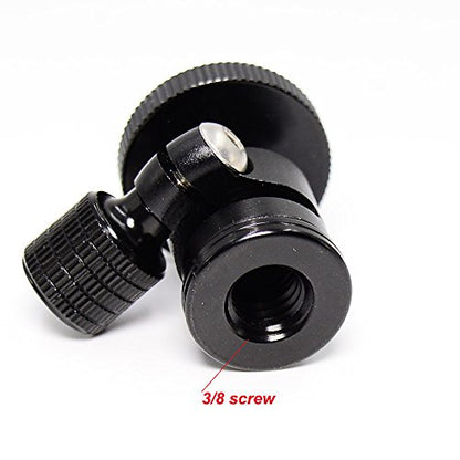 koolehaoda 3/8 Mini Ball Head for Camera Tripod Monopod (3/8 Ball Head) - size: 3/8-ballhead