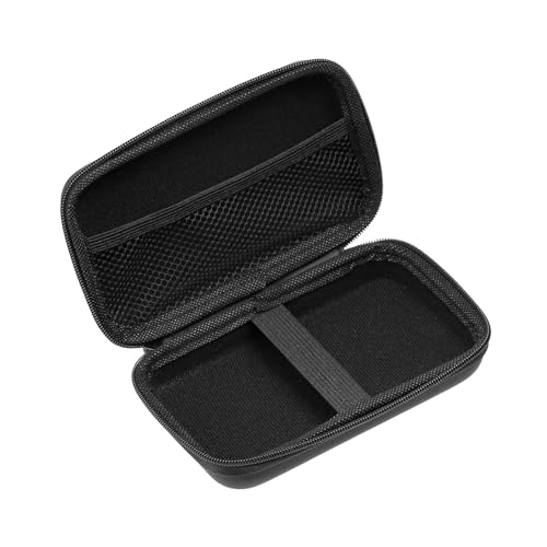 PATIKIL 7.48x5.12 Electronic Organizer Case, 1Pcs EVA Hard Waterproof Rectangle Travel Carrying Case with Zipper for Digital Multimeter, Camera, Charger Cord, Earphone, Black - size: 7.48x5.12"