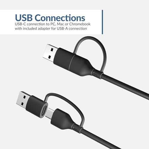 Cyber Acoustics USB Speaker Bar with LED Lights (CA-2890GX) – USB Powered Speaker Bar for PC and Mac, Dynamic LED Lights Sync to Music, Clamps to Monitors up to 1.5 Inches, Great for Music and Gaming - style: USB & LED