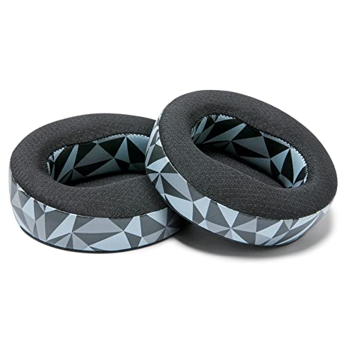 WC Freeze Maxwell Gen 1 - Cooling Gel Earpads for Audeze Maxwell 1 | Made by Wicked Cushions | Elevate Comfort, Durability, Thickness & Sound Isolation for Gaming | Geo Grey - color: Geo Grey