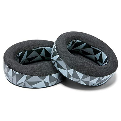 WC Freeze Maxwell Gen 1 - Cooling Gel Earpads for Audeze Maxwell 1 | Made by Wicked Cushions | Elevate Comfort, Durability, Thickness & Sound Isolation for Gaming | Geo Grey - color: Geo Grey