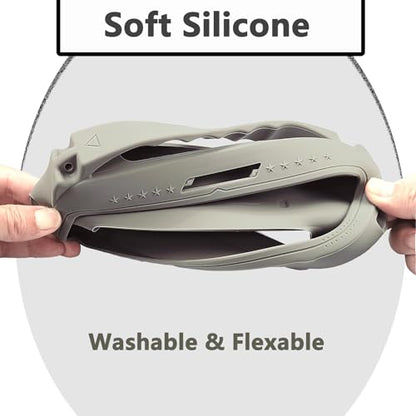 JCHPINE Silicone Cover Case for Bose SoundLink Flex Speaker 2nd Gen | Accessories Compatible with Bose SoundLink Flex 2, Protective Case with Shoulder Strap (Sandstone) - color: Sandstone