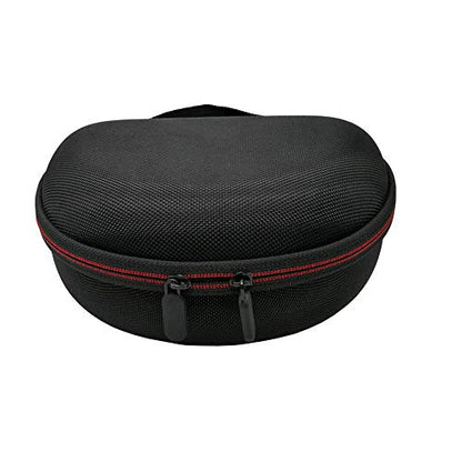 Universal Headphone Case, Waterproof Earbud Case Travel Carrying Hard Shell Bag with Mesh Pocket for SD Memory Card Overear and Onear Headphone
