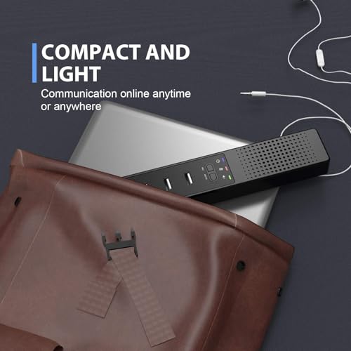 3 in 1 USB Computer Speaker with Microphone, PC Laptop Desktop Conference Speaker with Mic for Smart Home Office and Online Study，360 Degree Enhanced (1-Classic) - style: 1