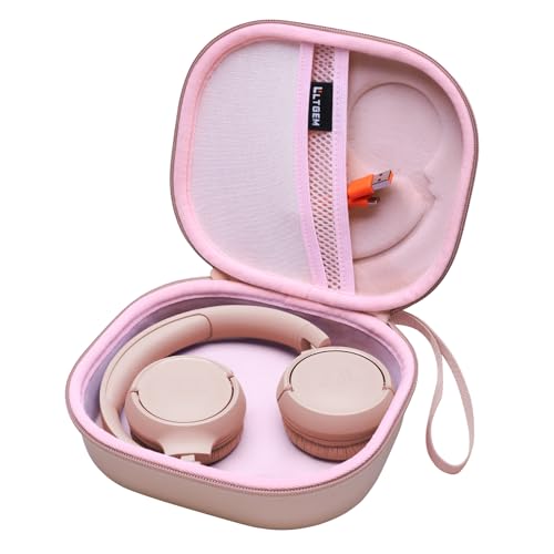 Case for JBL Tune 510BT/720BT/770NC/520BT/520C/670NC Headphone Rose Gold | Hard Carrying Travel Case for JBL Live 670NC/770NC/680NC/780NC Headphones - color: Rose Gold