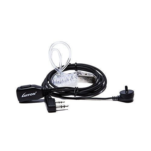 Walkie Talkie Earpiece with Mic for BaoFeng Radio Retevis Headset for Baofeng UV-5R BF-888S Arcshell Retevis H-777 RT21 RT22 Kenwood 2 Way Radio by LUITON (10 Pack) - color: 10 Pack Standard