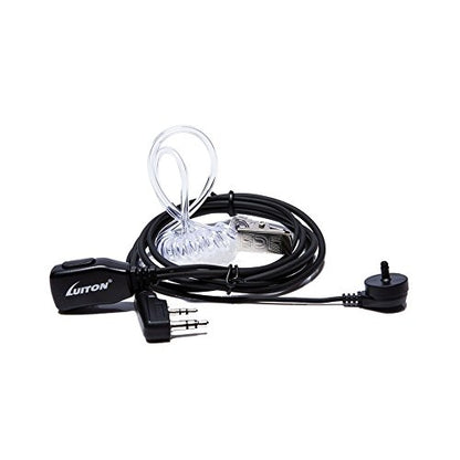 Walkie Talkie Earpiece with Mic for BaoFeng Radio Retevis Headset for Baofeng UV-5R BF-888S Arcshell Retevis H-777 RT21 RT22 Kenwood 2 Way Radio by LUITON (10 Pack) - color: 10 Pack Standard