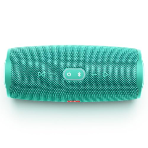 JBL Charge 4 - Waterproof Portable Bluetooth Speaker - Teal | Wireless Bluetooth Streaming, Up to 20 hours of playtime, IPX7 waterproof, JBL Connect, Durable fabric and rugged material - color: Teal