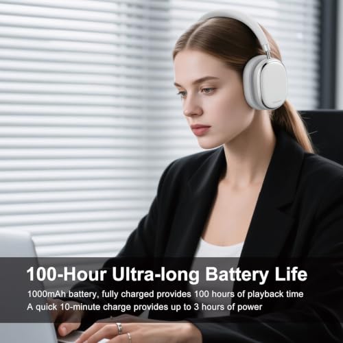 Srhythm NiceComfort 95 Hybrid Noise Cancelling Headphones Wireless | Bluetooth with Transparency,ENC,HD Sound,Slim Headphones Lightweight - color: Space Silver