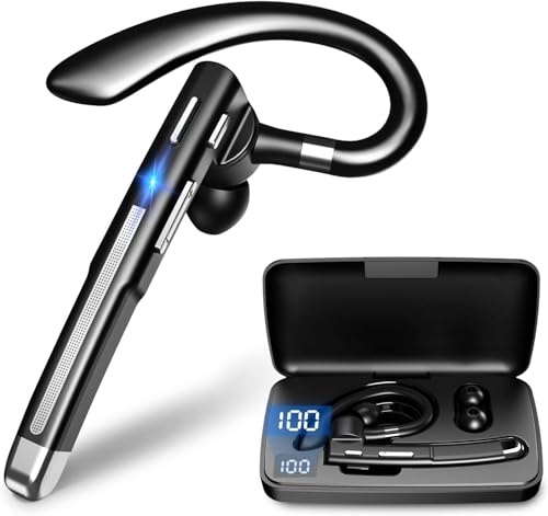 Boytond Bluetooth Headset V6.1,100Hrs Talk Time Wireless Earpiece