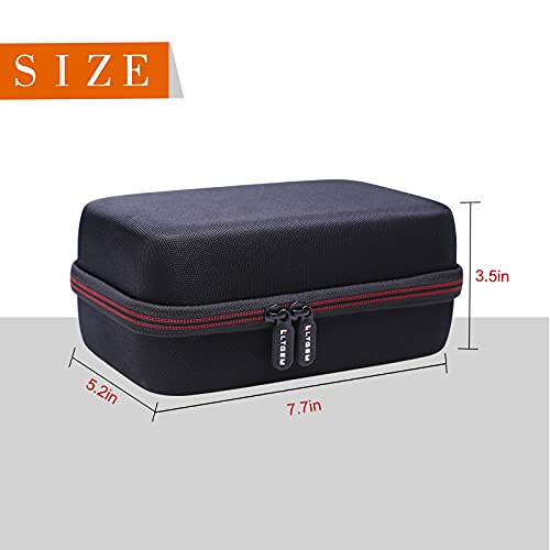L LTGEM Carrying Case for Focusrite Scarlett 2i2 4th Gen/Scarlett 4i4 3rd Gen/Scarlett Solo USB Audio Interface, Travel Protective Storage Bag
