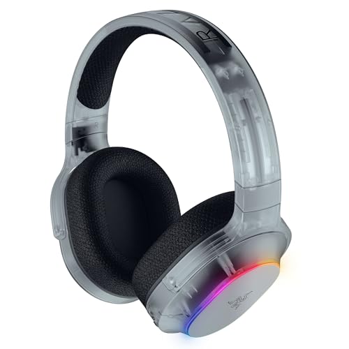 Razer Barracuda X Chroma Wireless Gaming Headset, Phantom White | 2.4GHz Wireless & Bluetooth, Lightweight, RGB, 40mm Drivers, Cardioid Mic, 70 Hr Battery - color: Phantom White