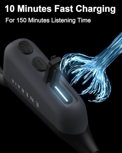 Bone Conduction Headphones, IPX6 Waterproof Open Ear Headphones 14H Playtime Bluetooth 5.3 Wireless Headset Sport with Mic Sweatproof for Running, Cycling