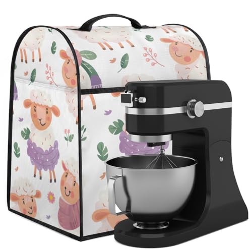 Cute Animal Sheep Kitchen Aid Mixer Cover - Stand Mixer Cover with Zipper Pocket, Organizer Bag - color: Sheep