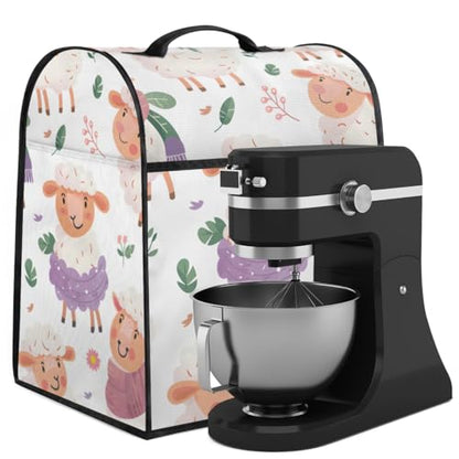Cute Animal Sheep Kitchen Aid Mixer Cover - Stand Mixer Cover with Zipper Pocket, Organizer Bag - color: Sheep