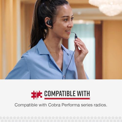 Cobra D-Style Earpiece with Secure Over-The-Ear Fit - style: D-Style Earpiece