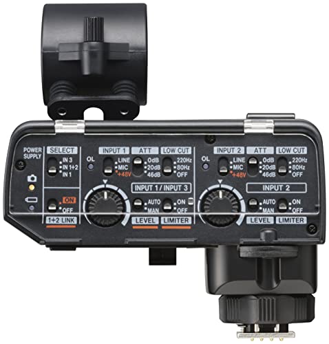 Tascam FUJIFILM Kit XLR Microphone Adapter for Mirrorless Cameras, Black (CA-XLR2d-F)
