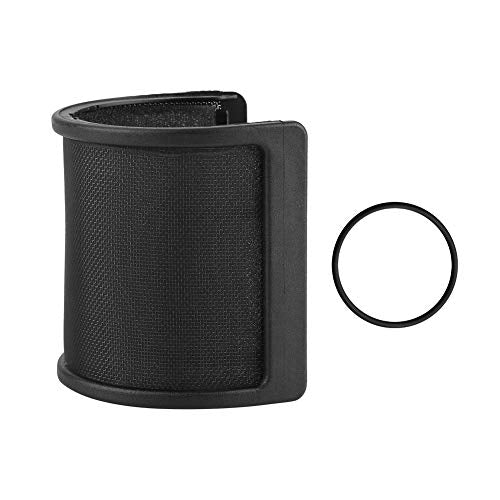 Double Layer U-Shape Microphone Anti-Pop Mask with Iron Design for Studio Use for MK-F600TL, BM-700, BM-900