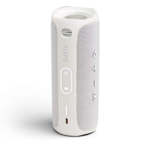 JBL FLIP 5 Waterproof Portable Bluetooth Speaker - White (Renewed) - color: White