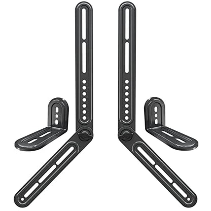 Mounting Dream Soundbar Mount Fits Most Sound Bars Up to 15 lbs, Mounting Soundbar Above or Under TV, Sound Bar Mounting Brackets for TV, Sound Bar Mount with Detachable Extension Plates MD5422 - size: For soundbars up to 15lbs