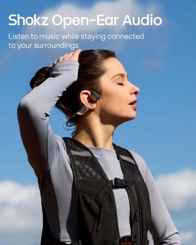 SHOKZ OpenRun Pro 2 Bone Conduction Sport Headphones, Rose Gold Gift Edition, Amazon Exclusive Rose Gold; Premium Gift Box; DualPitch Sound; Open-Ear; Smart Mic; IP55; 12H Battery - color: Rose Gold Gift Edition, size: Standard