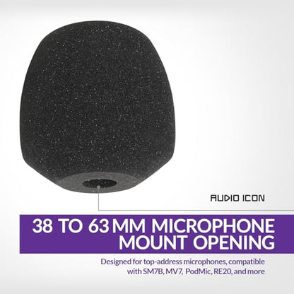 SoundBox 7B Top Address Microphone Isolation Booth, Dual Layer Metal Filter