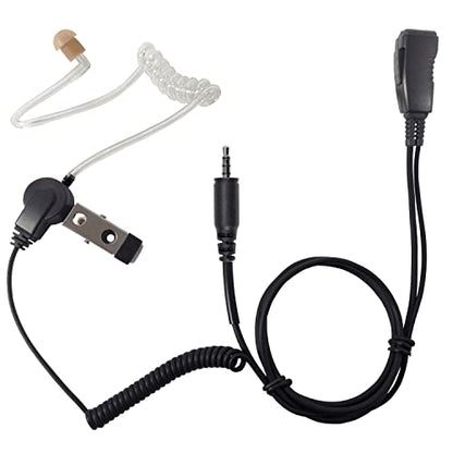 SHEEPDOG MICROPHONES Acoustic Tube Earpiece Mic, Compatible with Kenwood PKT-23 ProTalk, Commercial-Grade