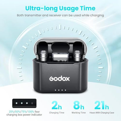 GODOX WEC-S Kit2 Wireless Microphone System for Sony Camera