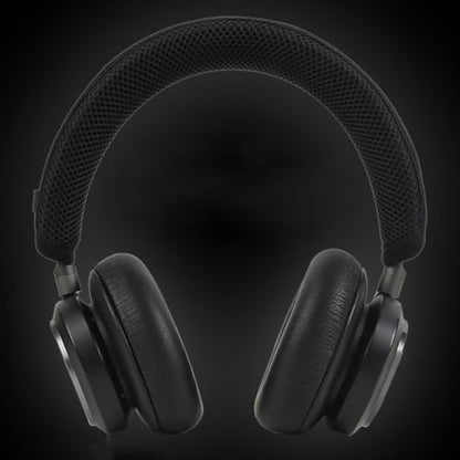 Protective Headband Cover Case Compatible with B&O Beoplay H9i/H9 Headphones,Headband Cushion Protector Pad Compatible with B&O Beoplay H8/H7/H6 with Zipper (Black) - color: Black