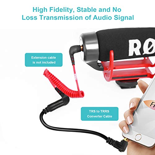 TRS to TRRS Converter Adapter Cable, TRS to TRRS Adapter, Male Female 3.5mm Earphone Headphone Microphone Converter Adapter Cable Line for Smartphone | Earphone microphone converter cable for smartphone, audio adapter line