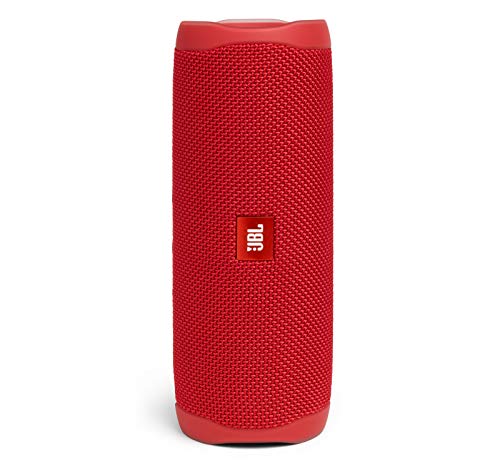 JBL FLIP 5 Waterproof Portable Bluetooth Speaker - Red (Renewed) - color: Red