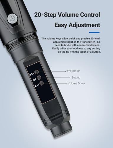 TAKSTAR TS-K302 UHF Dual Wireless Microphone, Plug & Play PA Speaker