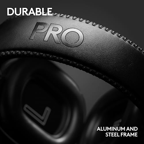 Logitech G PRO X 2 Lightspeed Wireless Gaming Headset - Black | Bluetooth/USB/3.5mm Aux for PC, Detachable Boom Mic, DTS:X 2.0—7.1 Surround, 50mm Graphene Drivers - color: Black