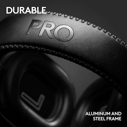Logitech G PRO X 2 Lightspeed Wireless Gaming Headset - Black | Bluetooth/USB/3.5mm Aux for PC, Detachable Boom Mic, DTS:X 2.0—7.1 Surround, 50mm Graphene Drivers - color: Black