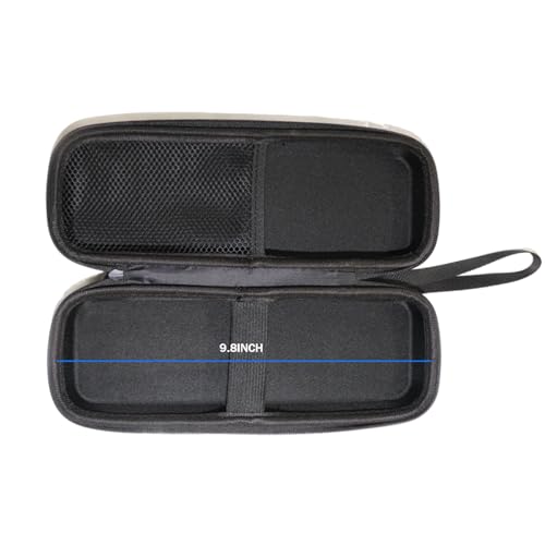 Wireless Microphone Case for 1, Hard Carrying Travel Case for Bietrun WXM04 Handheld Dynamic Microphone Wireless Mic Case with EVA Hard Shell Exterior Compatible with 9.8" x2" Wireless Mic-Case Only