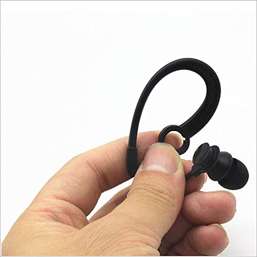 Single Side Earbud Headphones Stereo in-Ear Earphone Removable Hook Earphone for PC Smartphones MP3 MP4 Players