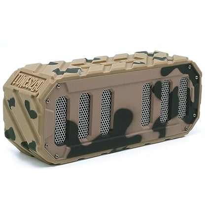 TUNES2GO Rugged Rocker Waterproof Bluetooth Speaker - Portable Speaker - Outdoor Bluetooth Speakers